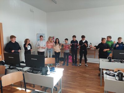 LED pásky v sedmé třídě