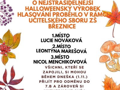 Halloweenská soutěž 2024