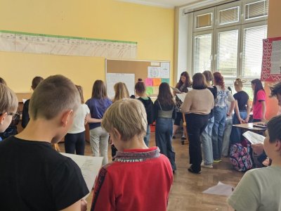 Pěvecké vystoupení žáků 5. tříd