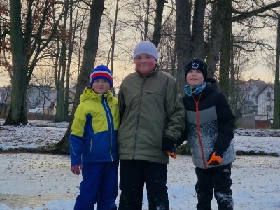 TV venku. Bruslení, bobování a hry na sněhu. ❤️