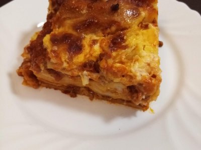 Italské lasagně s hovězím masem a mozzarelou