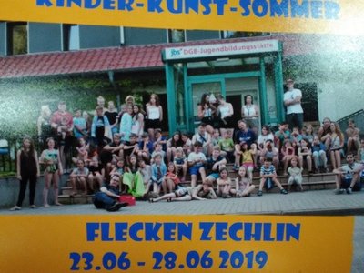 Dětské umělecké léto ve Flecken Zechlinu - šestý a sedmý den