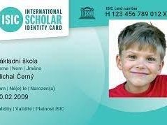 Naše škola vydává mezinárodní průkaz ISIC ŠKOLÁK