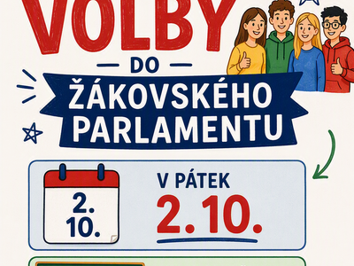 Volby do školního parlamentu - 2. října 2026